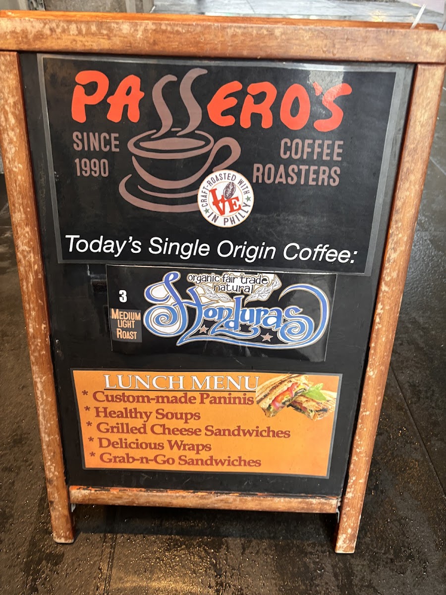 Menu Passero's Coffee Roasters-5