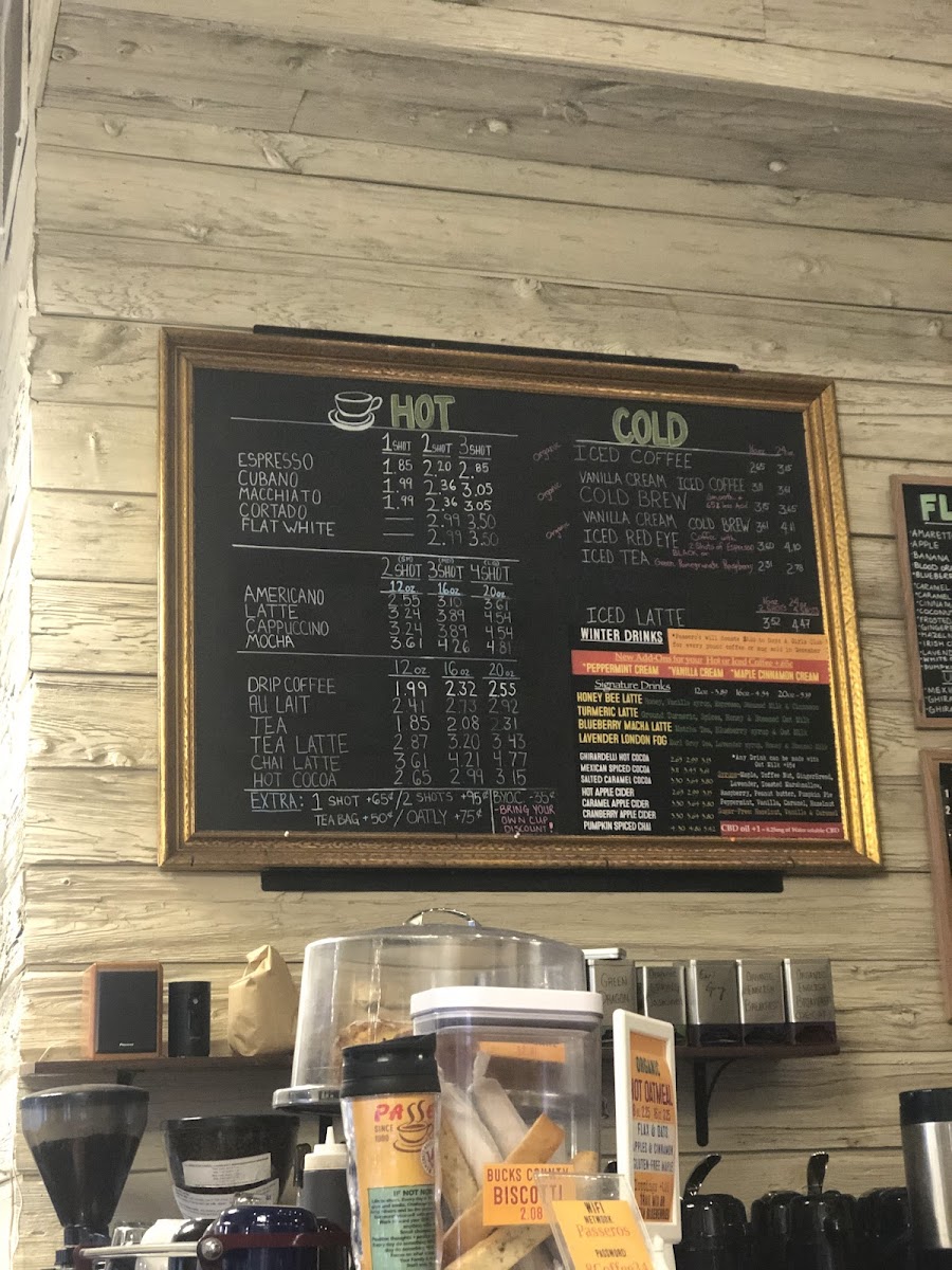 Menu Passero's Coffee Roasters-8