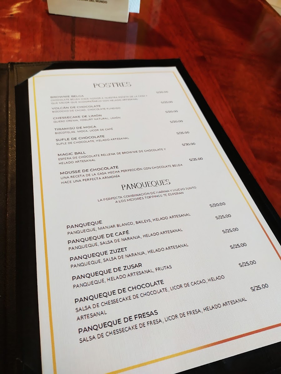 Menu Passion For Fruit-1