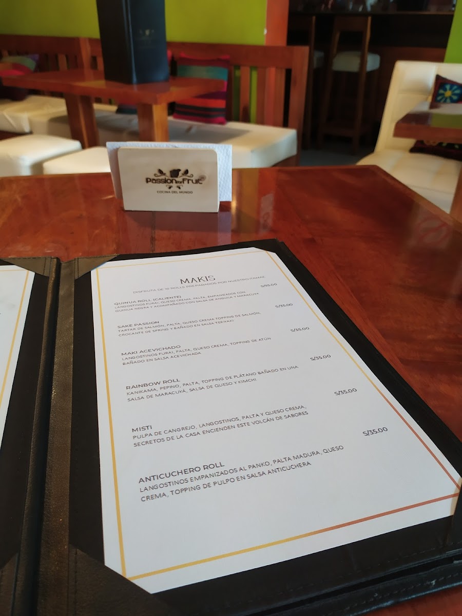 Menu Passion For Fruit-10