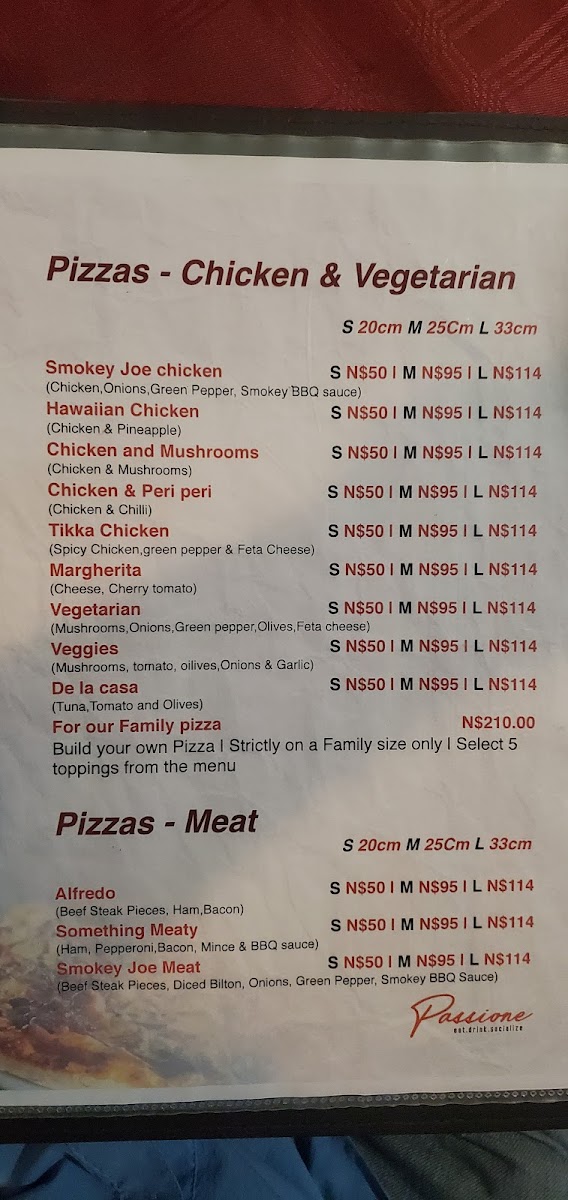 Menu Passione Restaurant-2