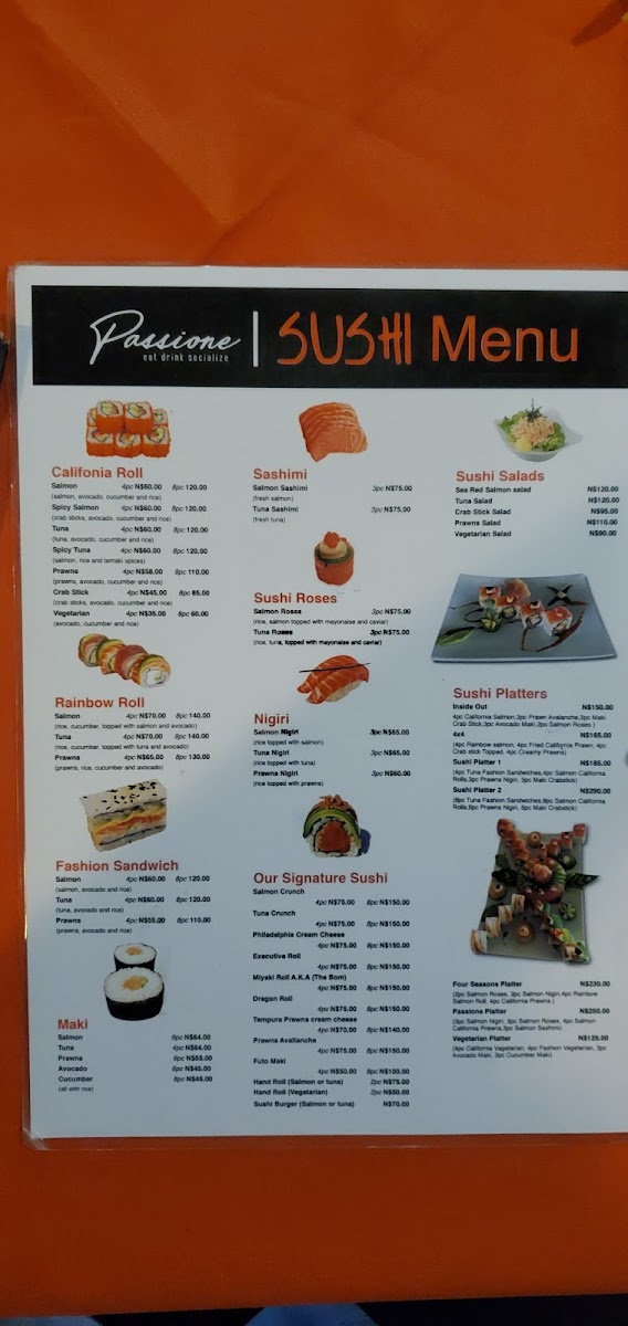 Menu Passione Restaurant-6