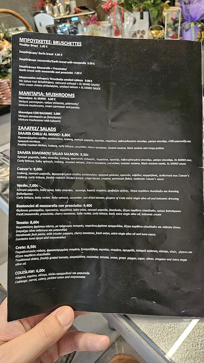 Menu Pasta Alla Mano - Handmade Pasta-9