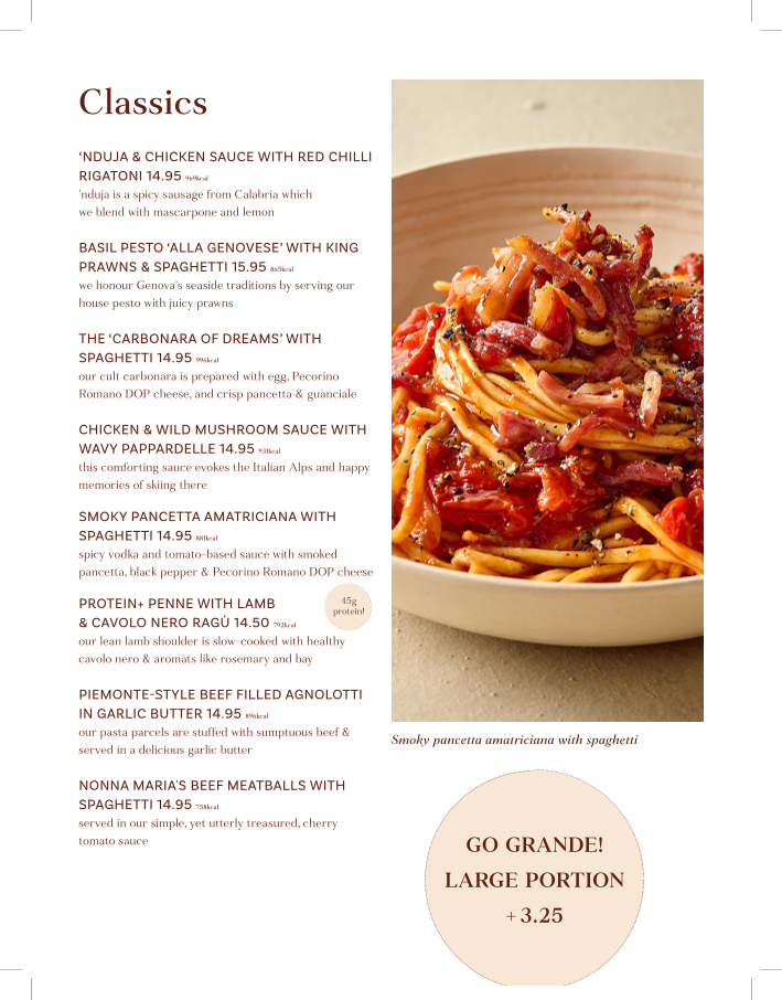 Menu Pasta Evangelists - Chiswick-2