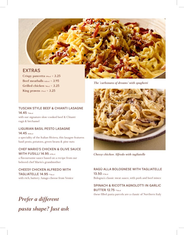 Menu Pasta Evangelists - Chiswick-4