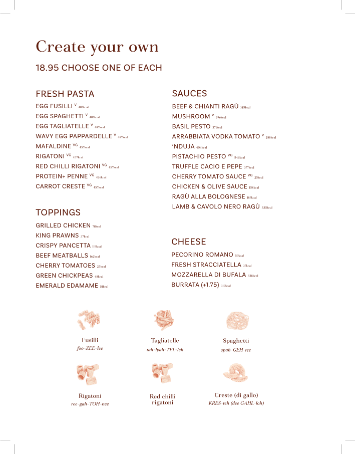 Menu Pasta Evangelists - Chiswick-8