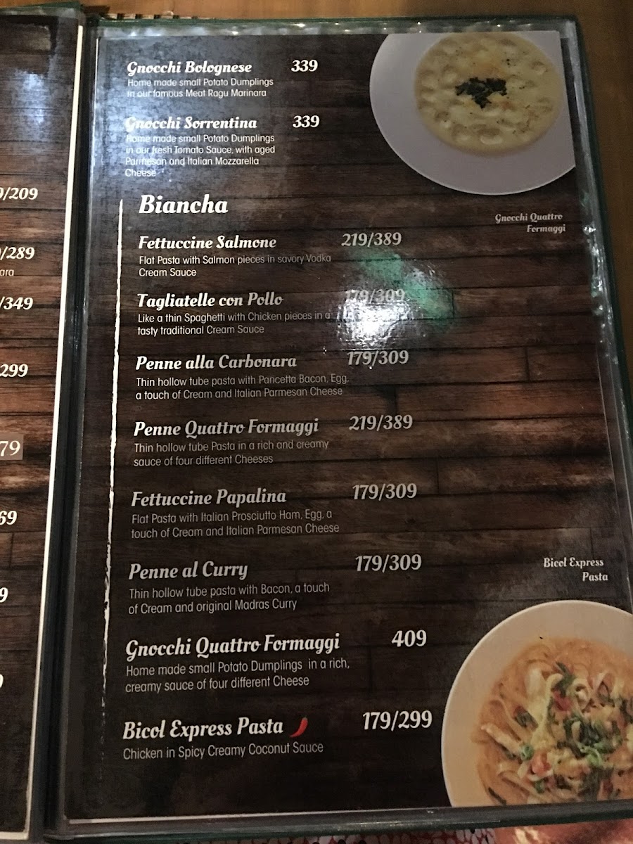 Menu Pasta King Cafe Di Roma-1
