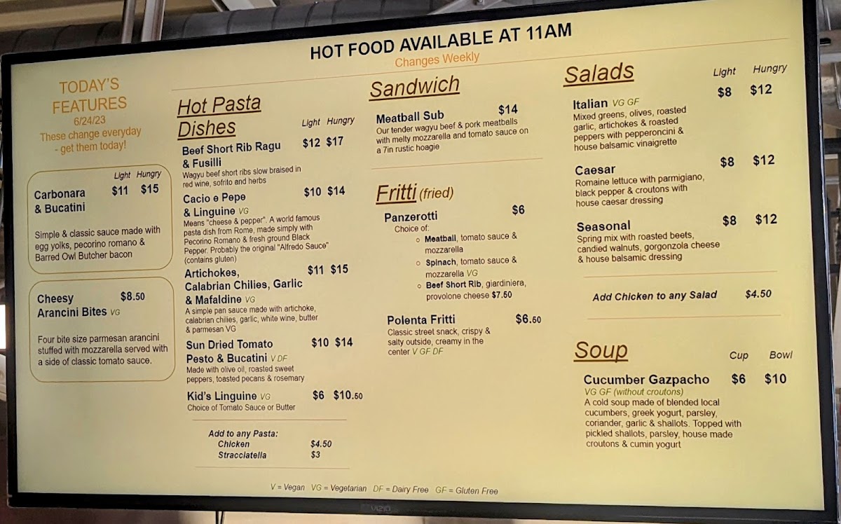 Menu Pasta La Fata-1