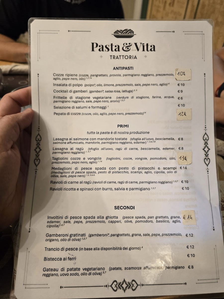 Menu Pasta & Vita-5