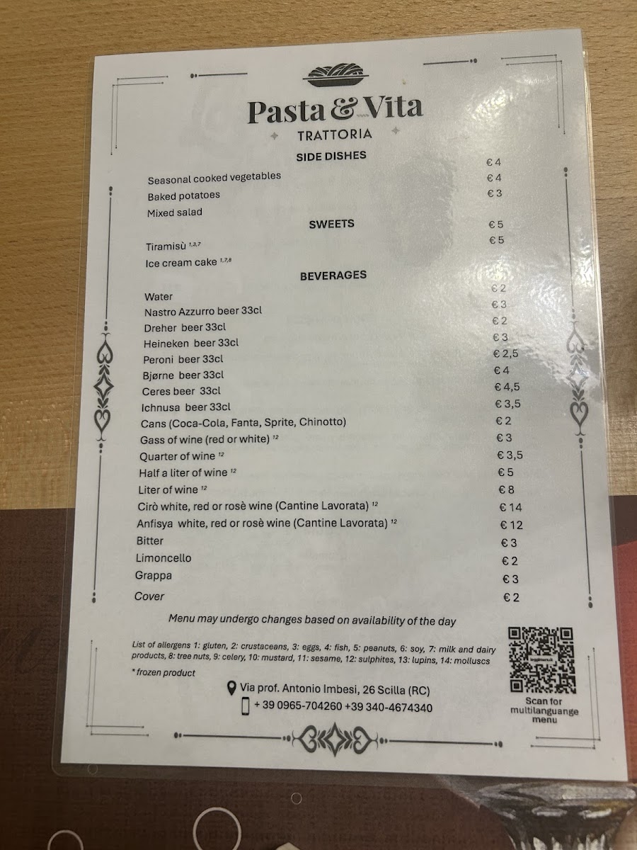 Menu Pasta & Vita-8
