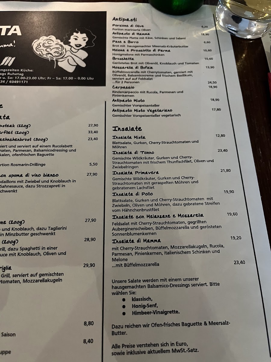 Menu Pasta Viva La Mamma-2
