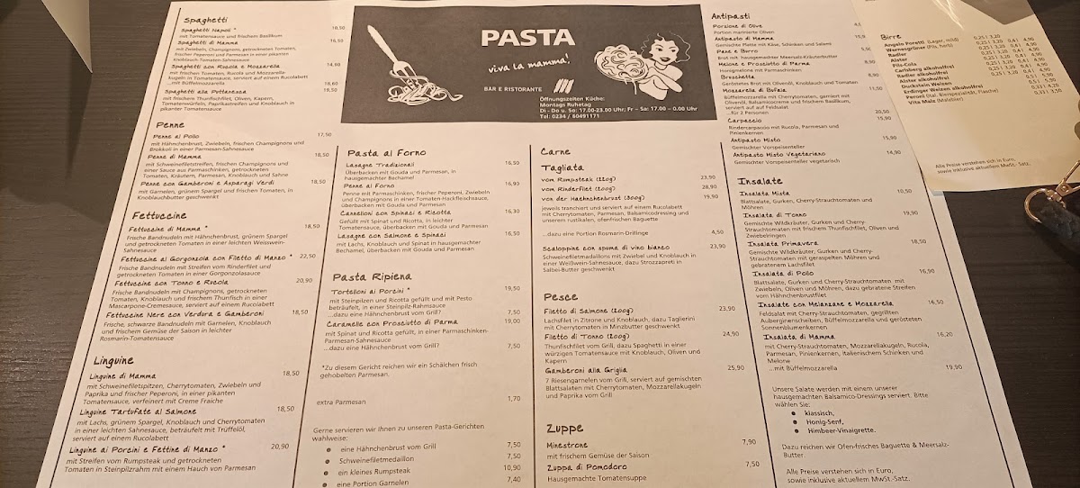 Menu Pasta Viva La Mamma-3