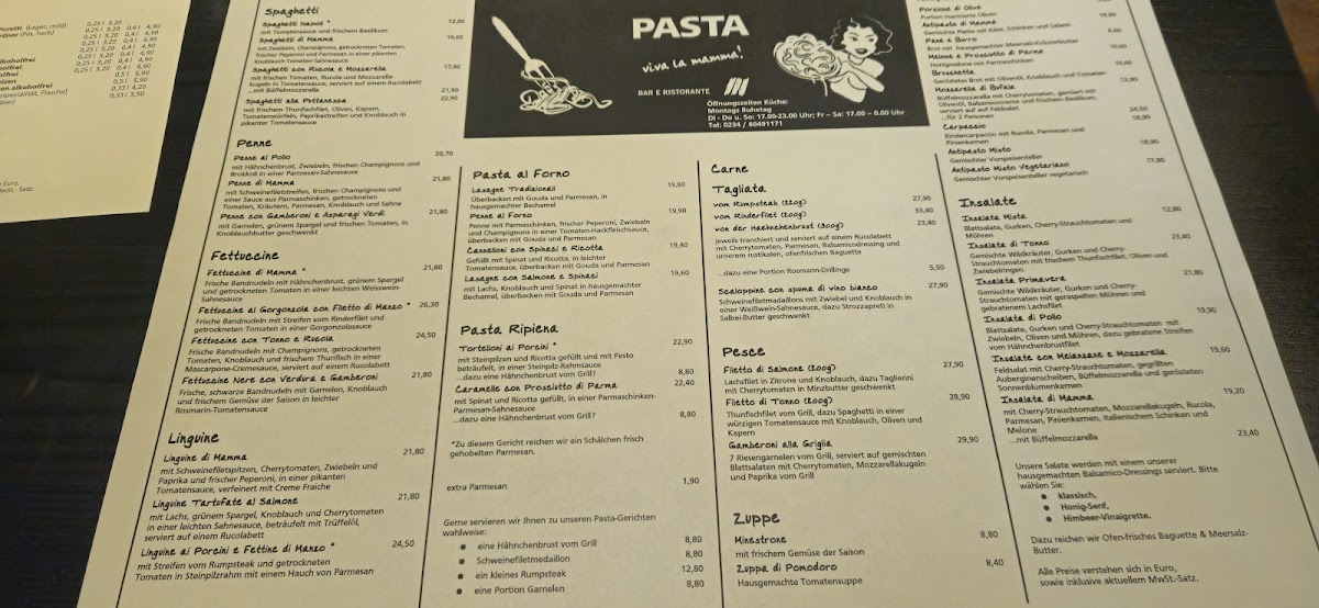 Menu Pasta Viva La Mamma-7