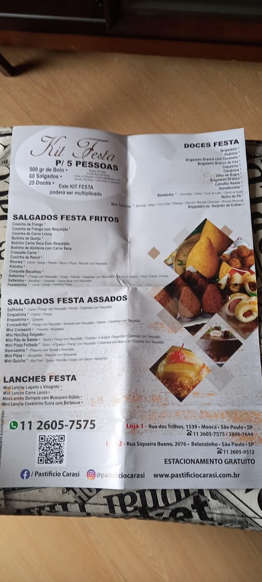 Menu Pastifício Carasi-10