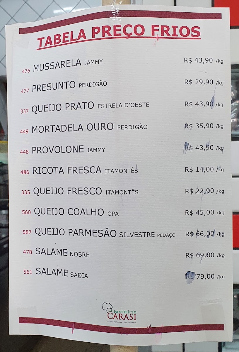 Menu Pastifício Carasi-2