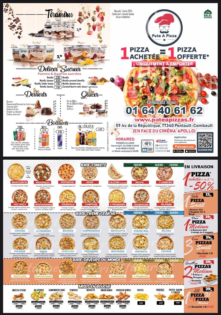 Menu Pate A Pizza ( Pontault )-3