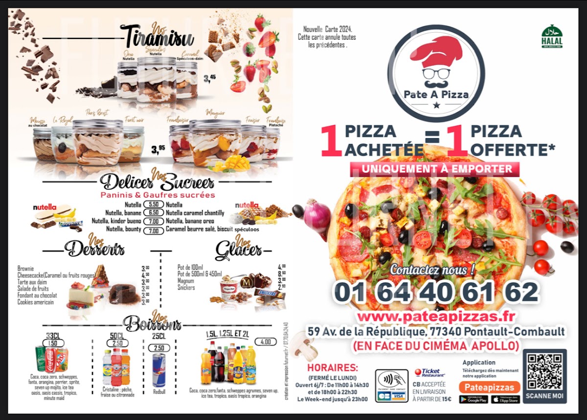 Menu Pate A Pizza ( Pontault )-5