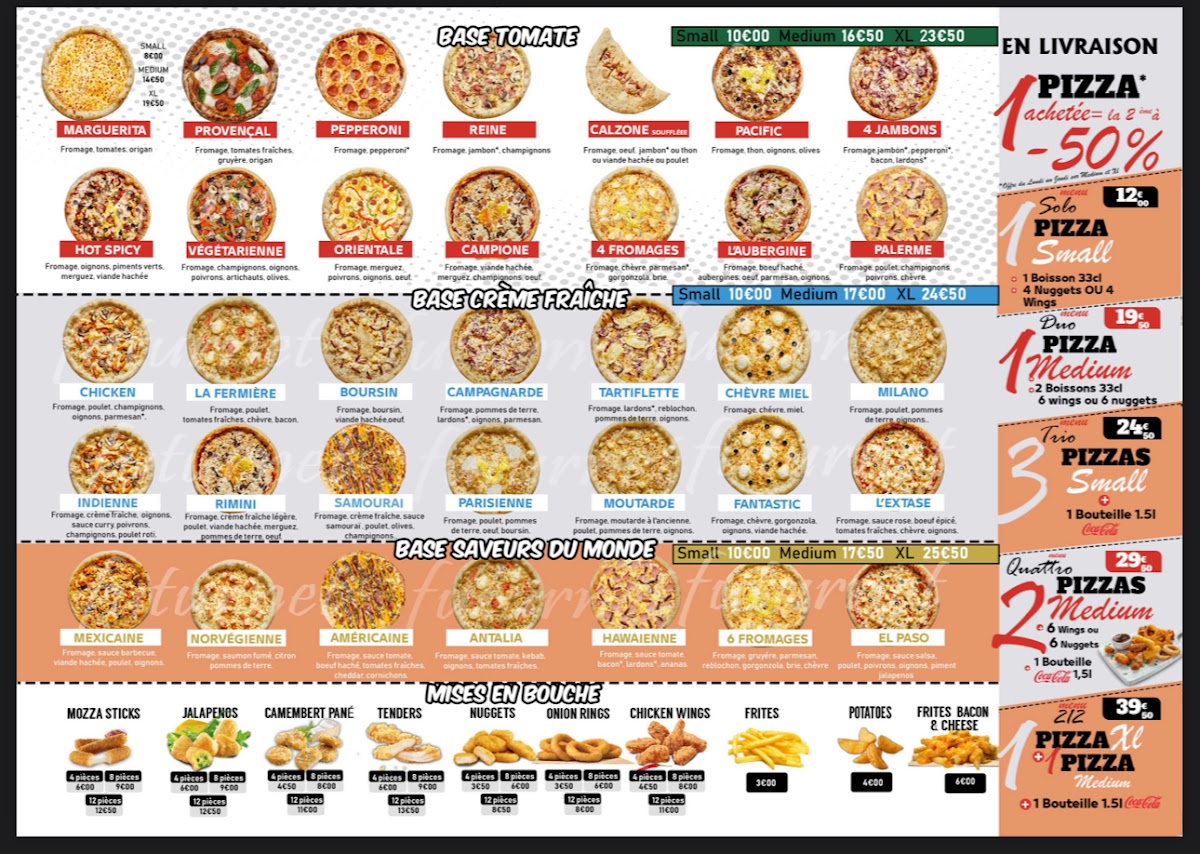 Menu Pate A Pizza ( Pontault )-9
