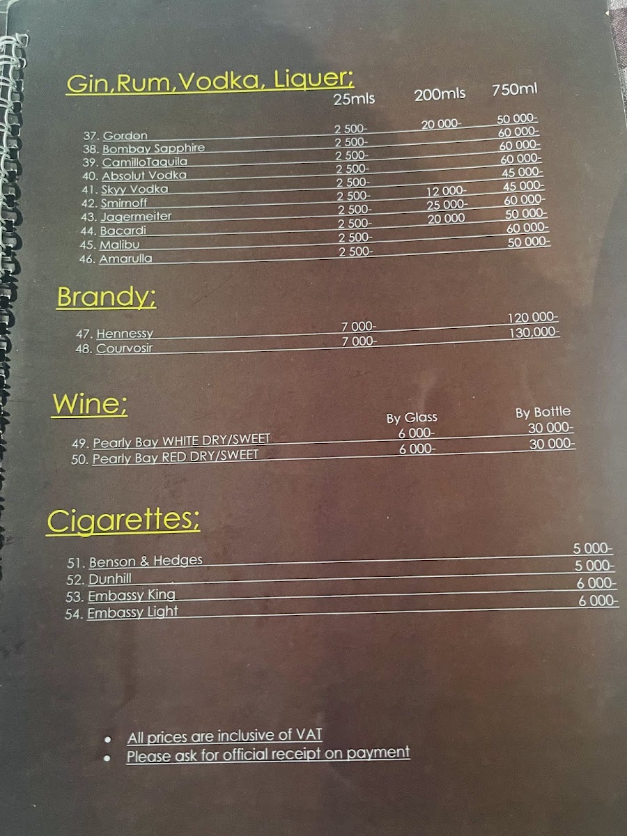 Menu Patel Brotherhood Dar Es Salaam ( The Clay Pot )-2