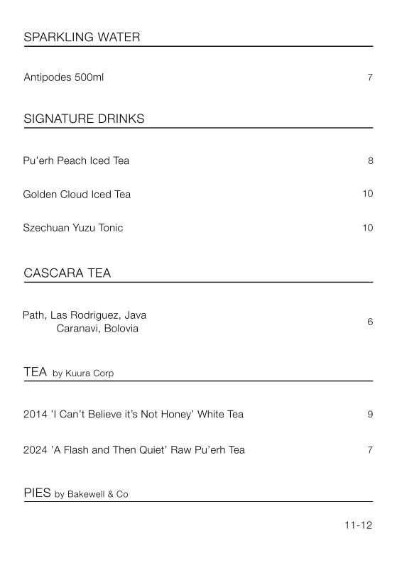 Menu Path Melbourne-2