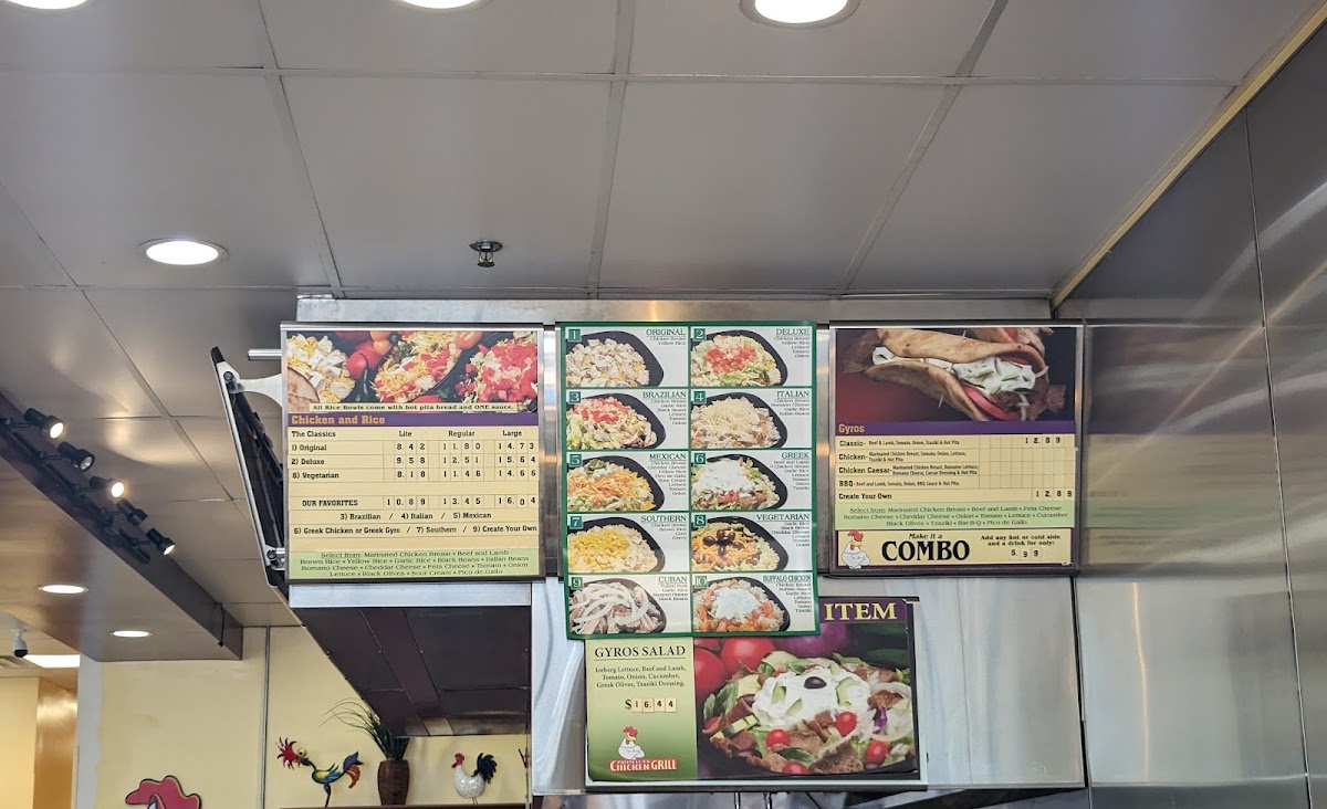 Menu Patinella's Chicken Grill-1