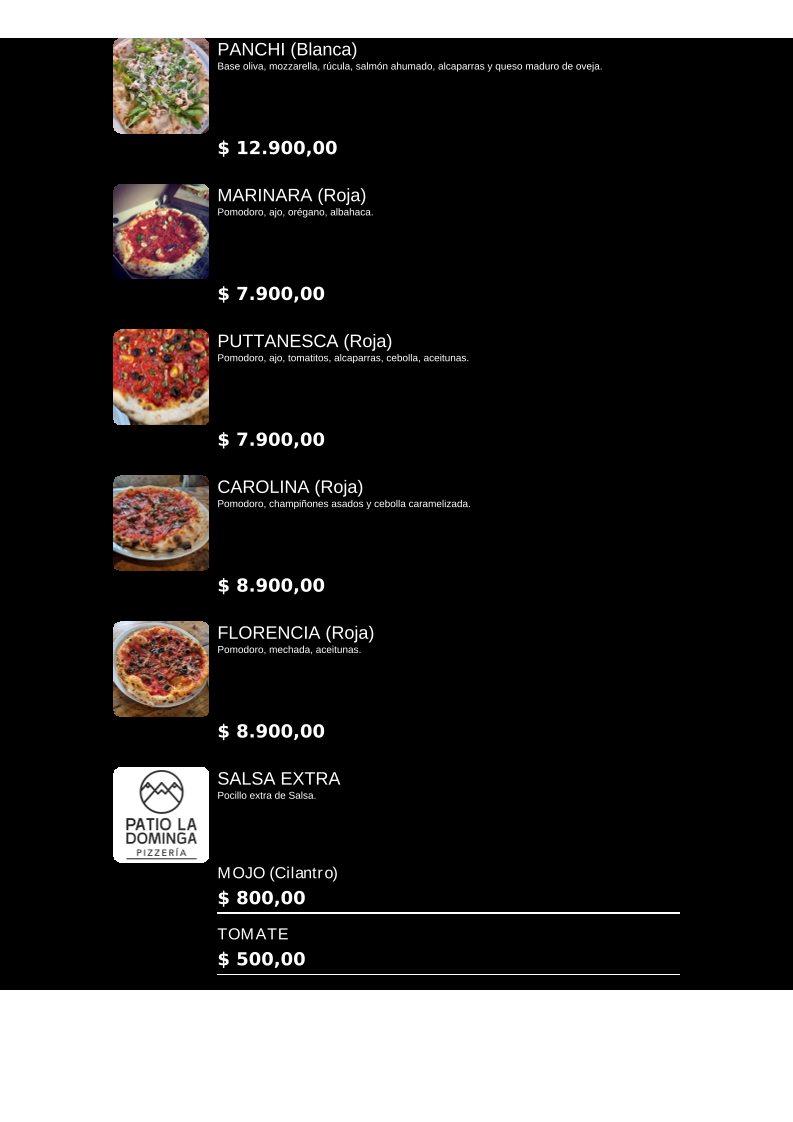 Menu Patio La Dominga - Pizzería-3