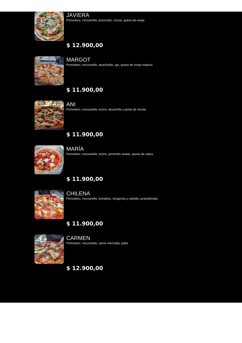 Menu Patio La Dominga - Pizzería-6
