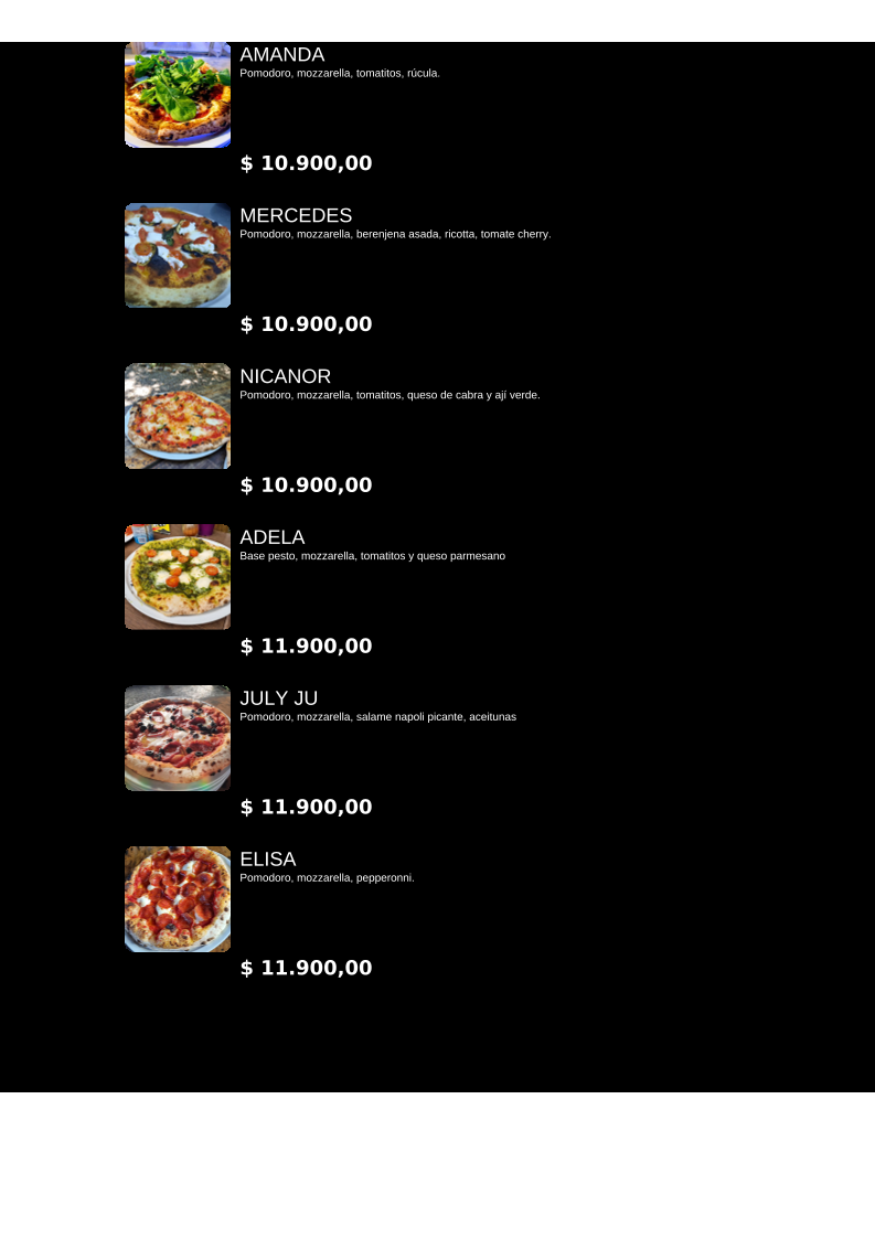 Menu Patio La Dominga - Pizzería-7