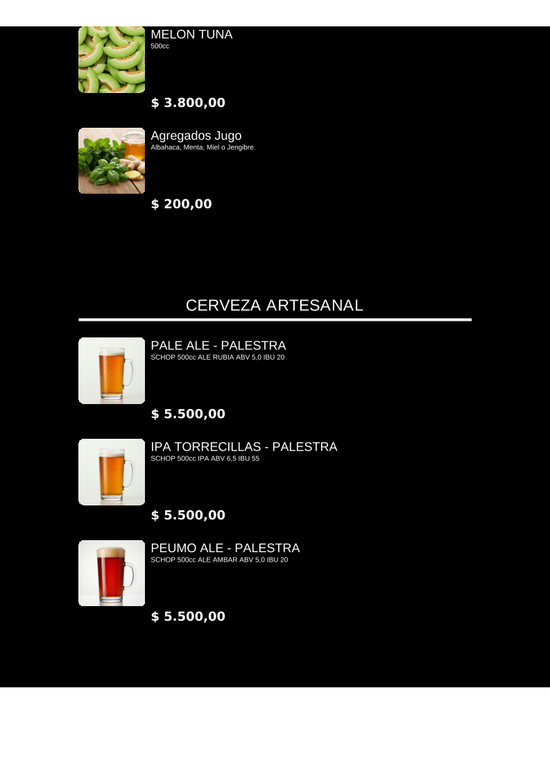 Menu Patio La Dominga - Pizzería-9
