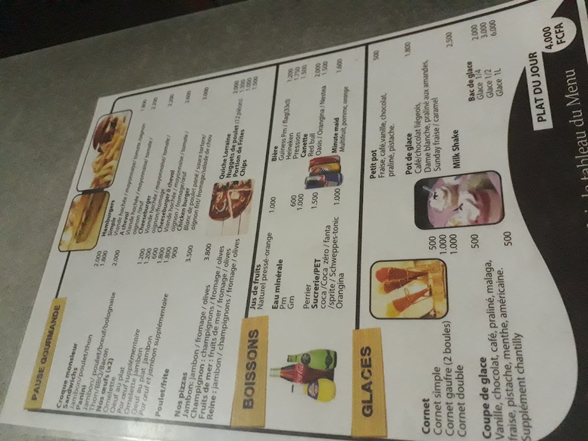 Menu Patisserie Abidjanaise-3