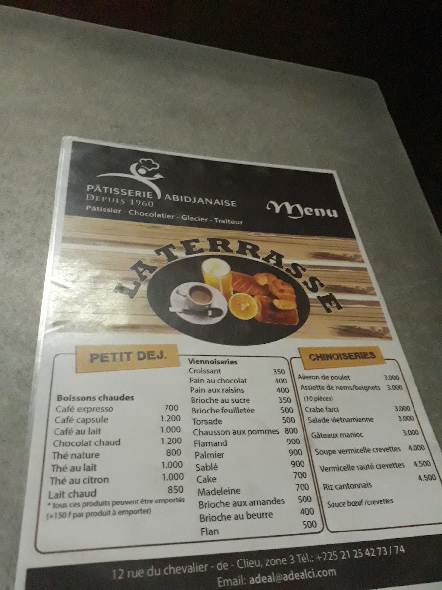 Menu Patisserie Abidjanaise-5