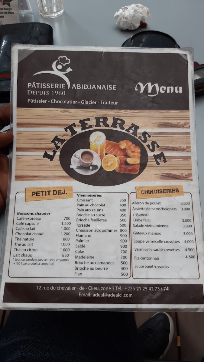 Menu Patisserie Abidjanaise-6