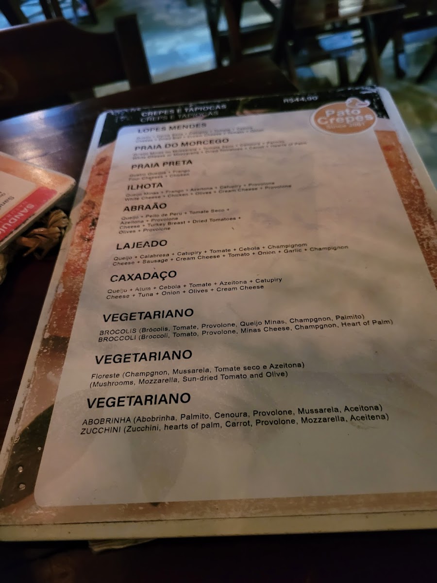 Menu Pato Crepes - Os Mais Deliciosos Lanches-10