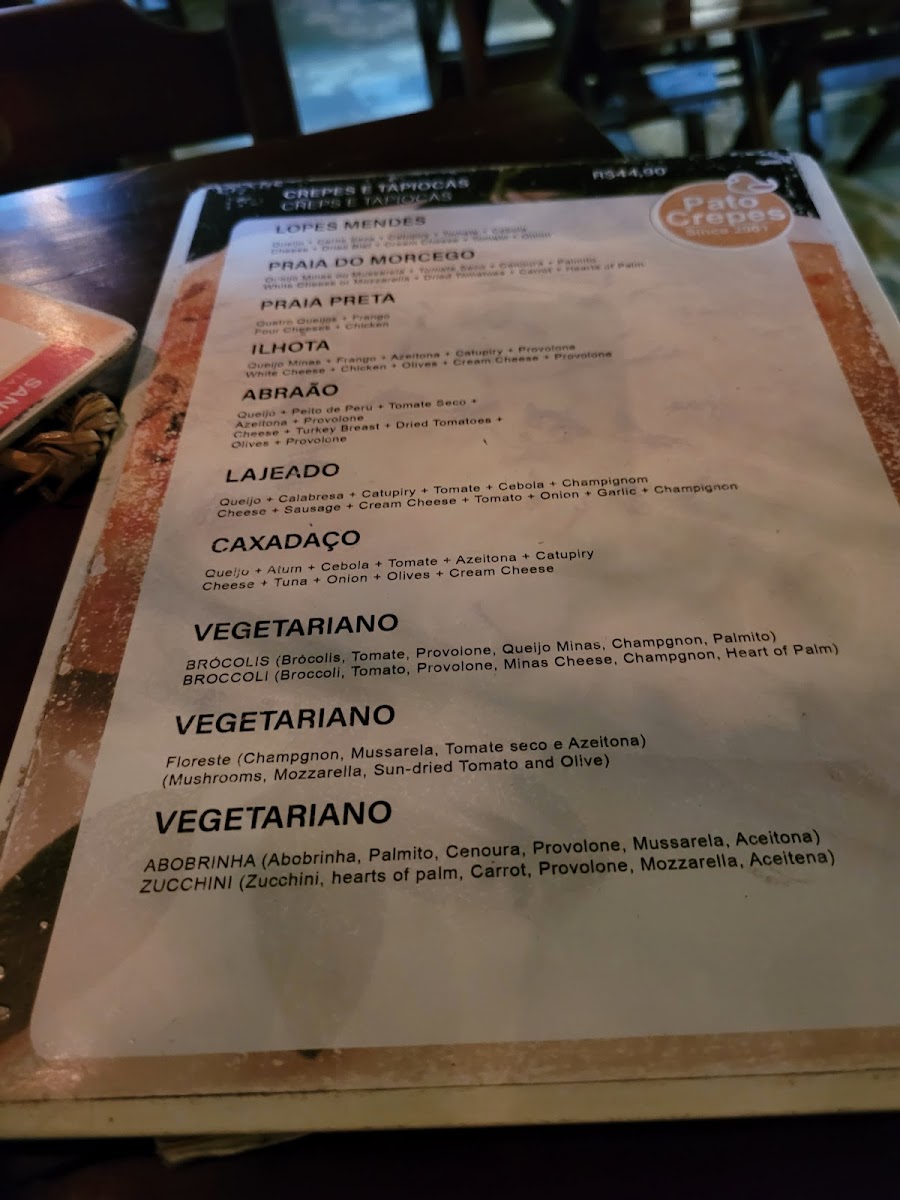 Menu Pato Crepes - Os Mais Deliciosos Lanches-7