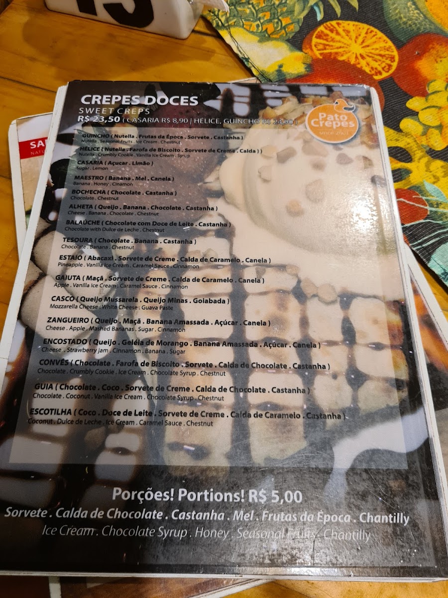 Menu Pato Crepes - Os Mais Deliciosos Lanches-9