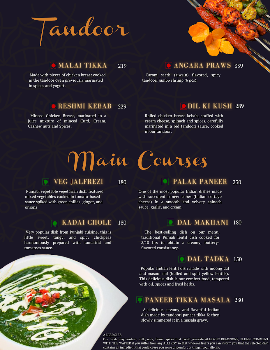 Menu Patravali Indian Cuisine-1