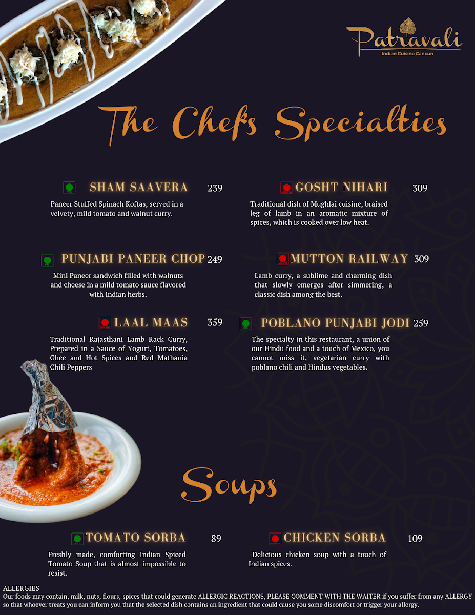 Menu Patravali Indian Cuisine-2