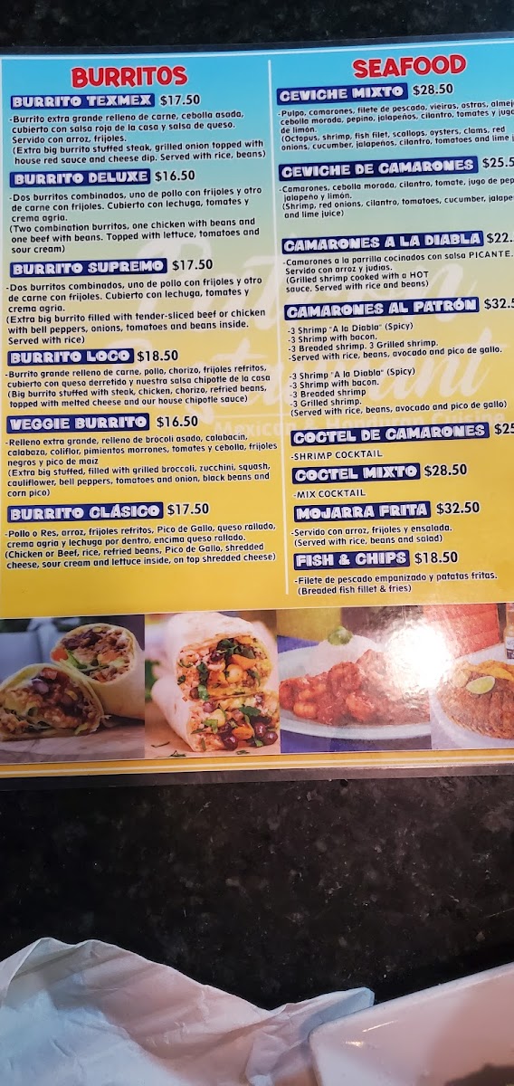 Menu Patrón Mexican Restaurant-3