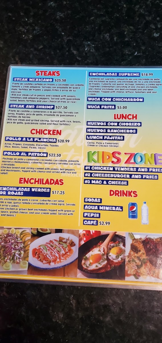 Menu Patrón Mexican Restaurant-5