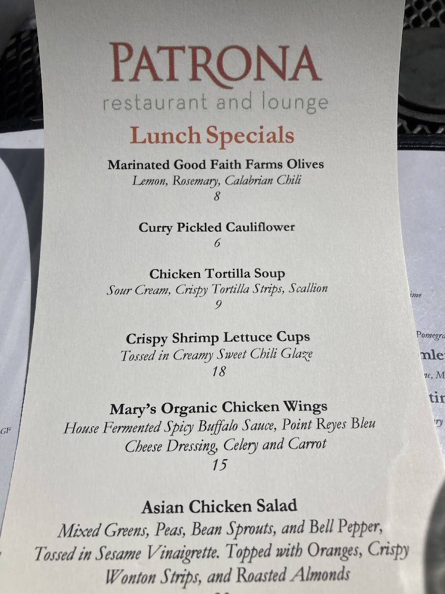 Menu Patrona-7