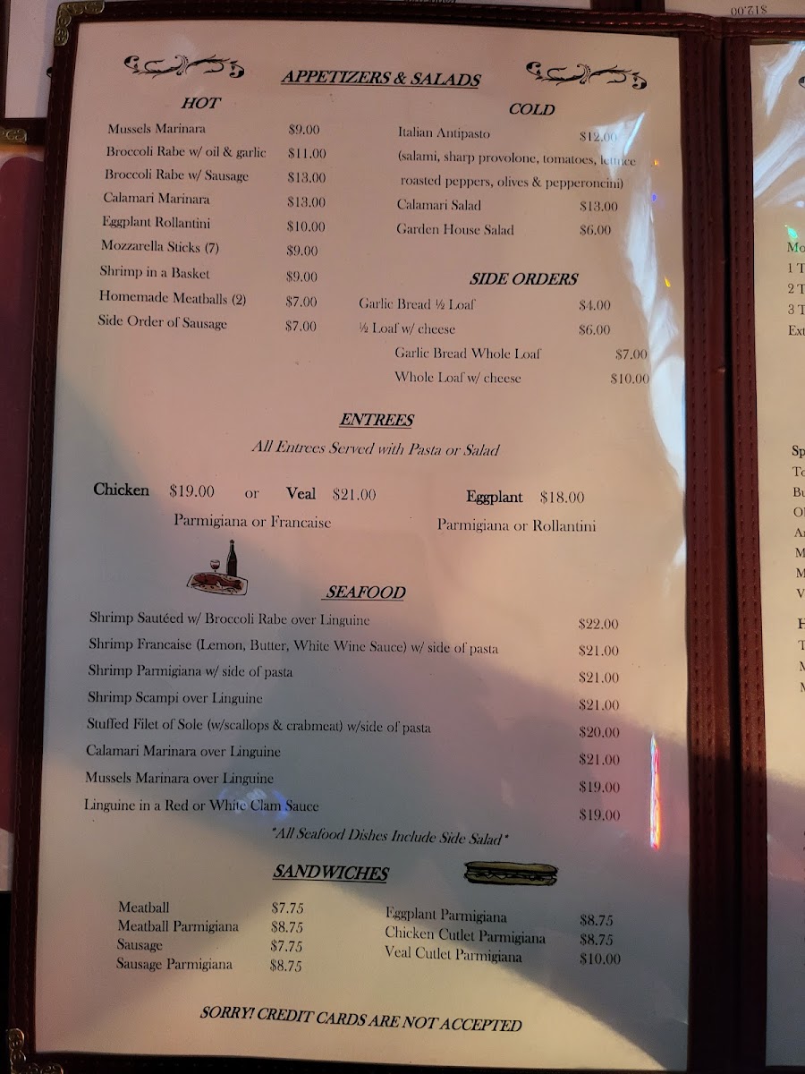 Menu Patsy's Tavern & Restaurant-10