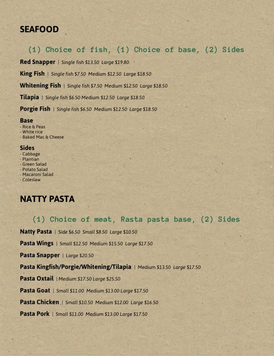 Menu Pattie Hut & Grill-1
