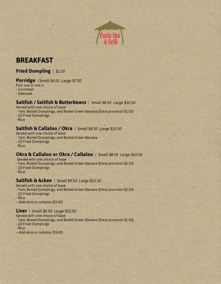 Menu Pattie Hut & Grill-3