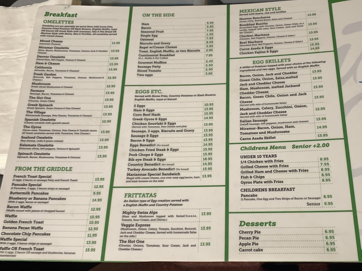Menu Patty's Cafe-1
