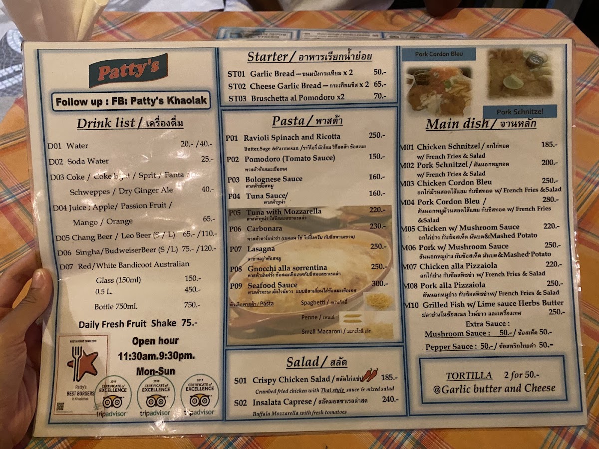 Menu Patty's Khaolak-3
