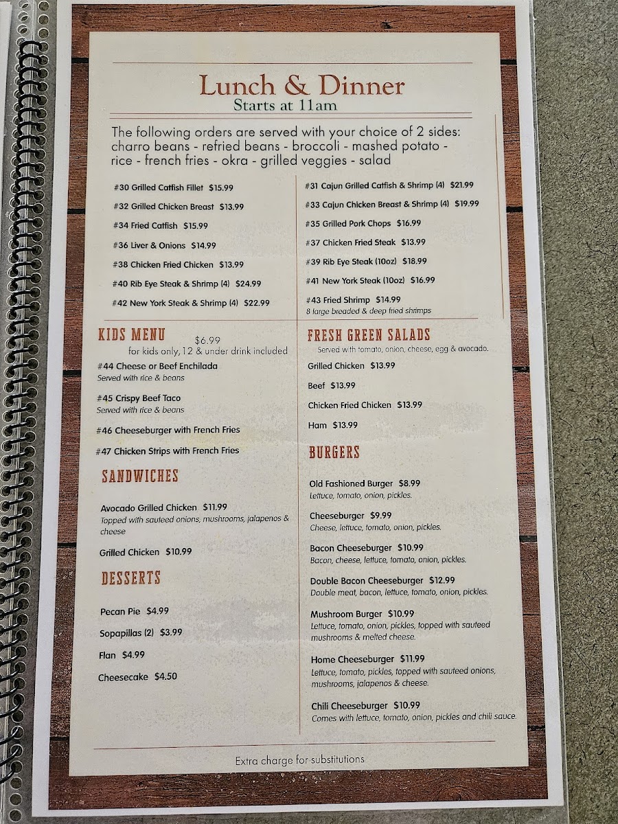 Menu Patzcuaro Cafe-1