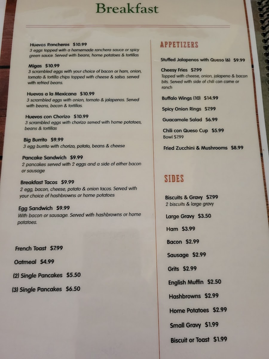 Menu Patzcuaro Cafe-4