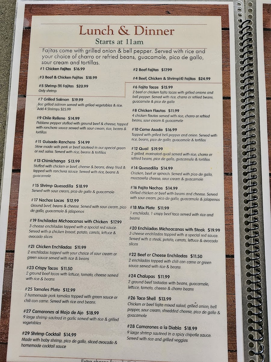 Menu Patzcuaro Cafe-5