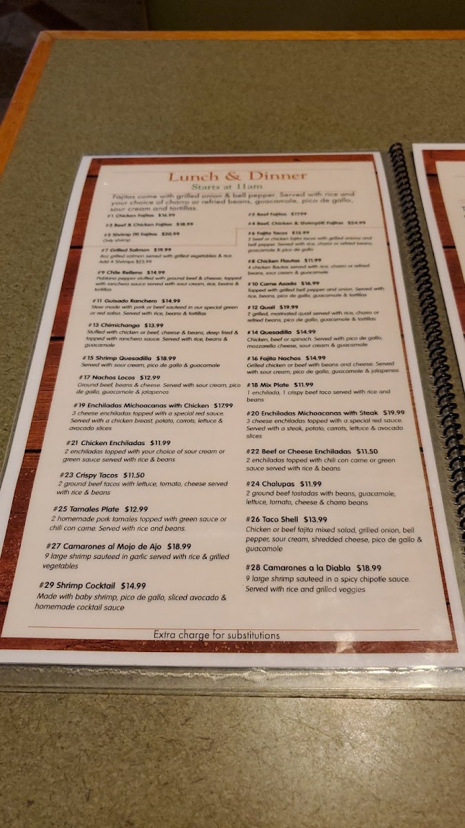 Menu Patzcuaro Cafe-9