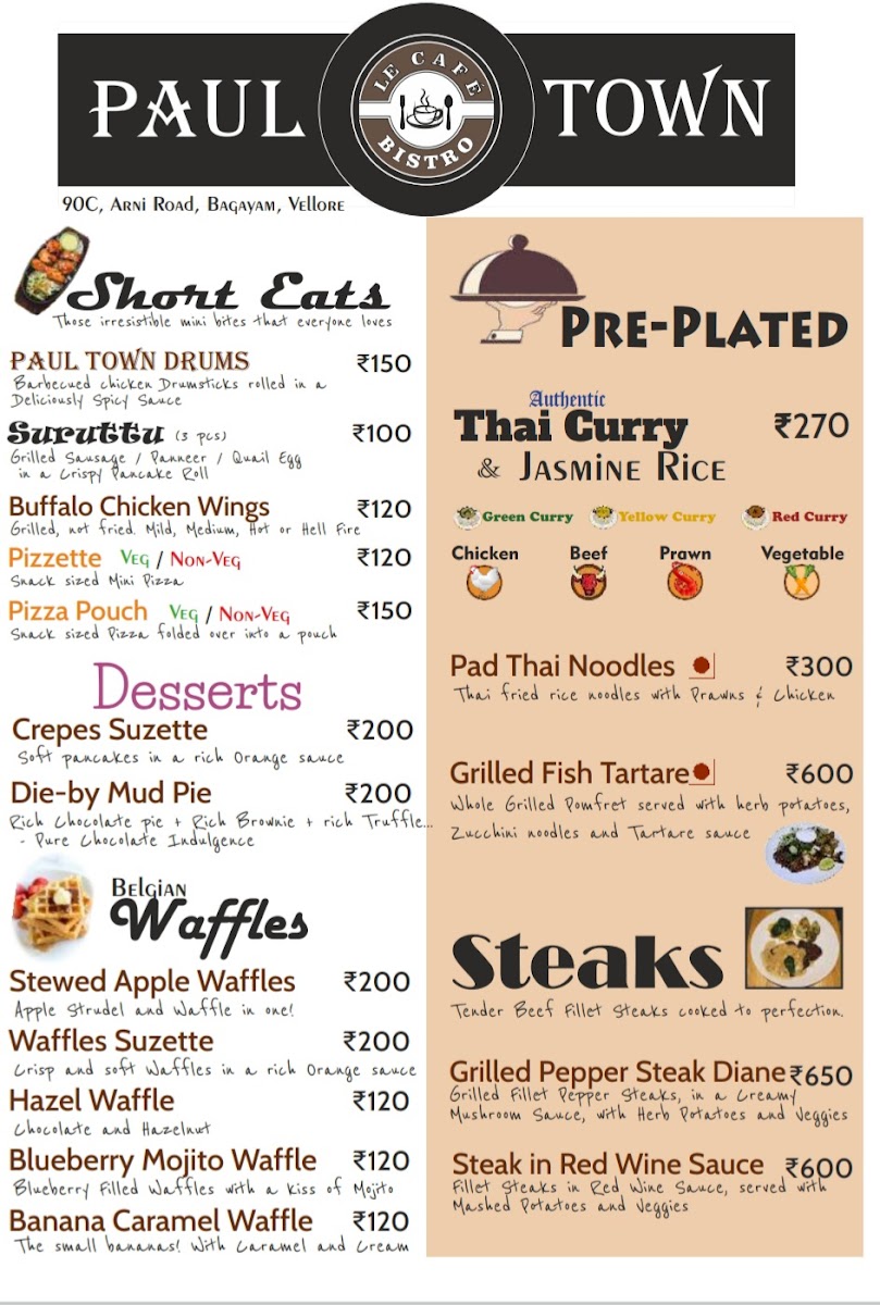 Menu Paul Town Cafe Bistro-10